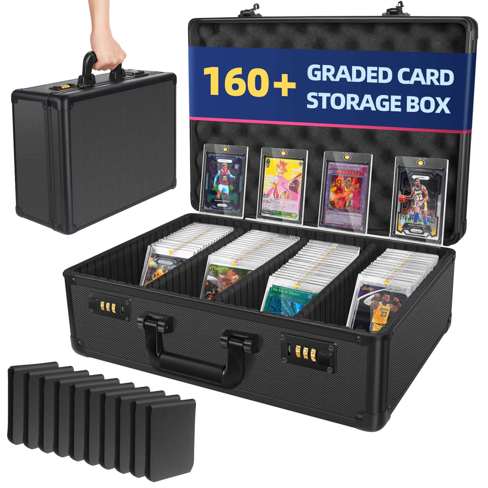Amazon.com: GELBEKUH Graded Card Trading Card Storage Box