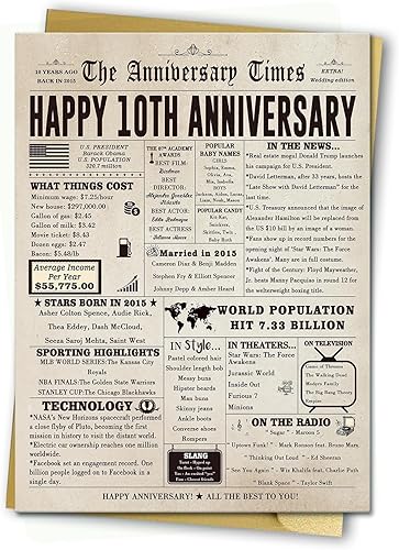 VvOoOvV Tarjetas jumbo de 20 aniversario, regalos para esposa, marido, pareja, tarjeta vintage de aniversario de 20 aniversario de boda para él y