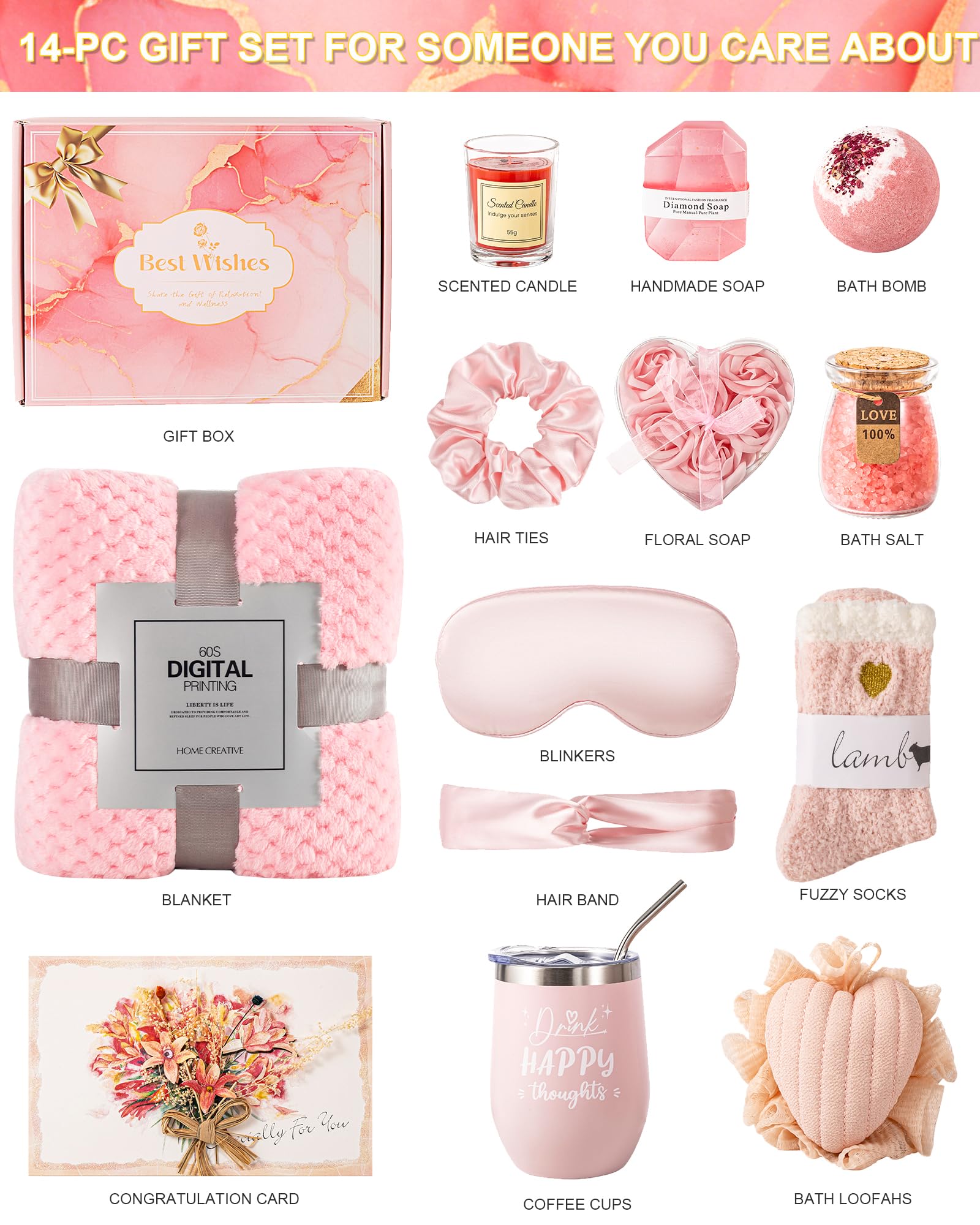 Mothers Day Gifts for Women,Mothers Day Gifts Baskets for Mom, Happy Birthday Gift Ideas Basket