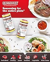Vista 5 de Cavender's Condimento griego multiusos – 8 onzas (paquete de 4) y caja exclusiva de Cavender's Recipe 4 paquetes!