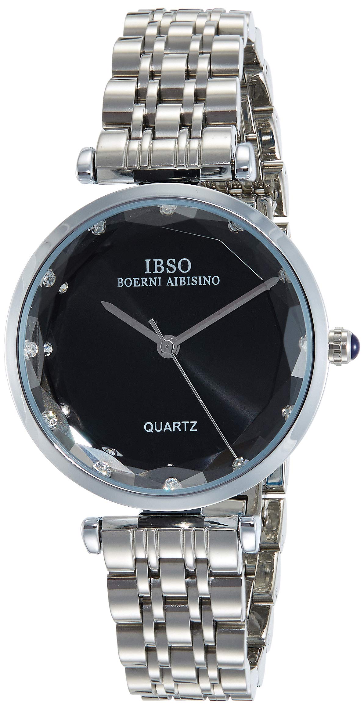 IBSO Analog Black Dial Womens Watch - S8288lmbk, Silver (B07G1QRWL5) Amazon Price History, Amazon Price Tracker
