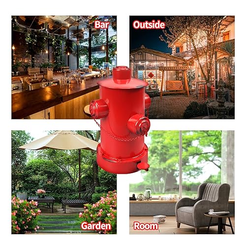 Miniatura 6 de Cubo de basura grande con pedal de boca de incendios de 23.6 pies, boca de incendios para que los perros orinen, bote de basura de gran capacidad