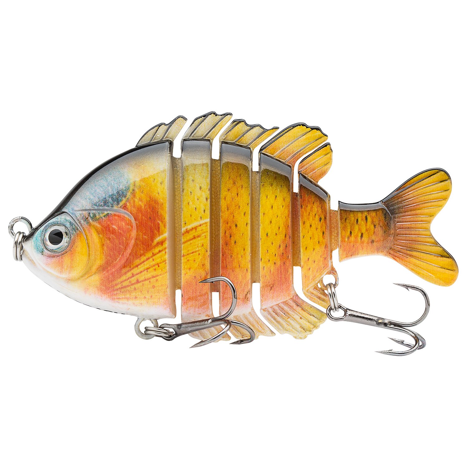 BASSDASH SwimPanfish - Señuelos de Pesca para Pesca de Peces panfish/Bluegill/topwater/Perca Dura de 8,9 cm, 4 Colores (4 Colores)