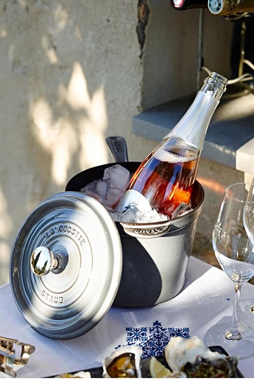 STAUB Zwilling Specialties Sauce Pot, Cast Iron, Grey