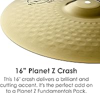 Vista 3 de Avedis Zildjian Company Planet Z Crash Platillo (ZP16C)