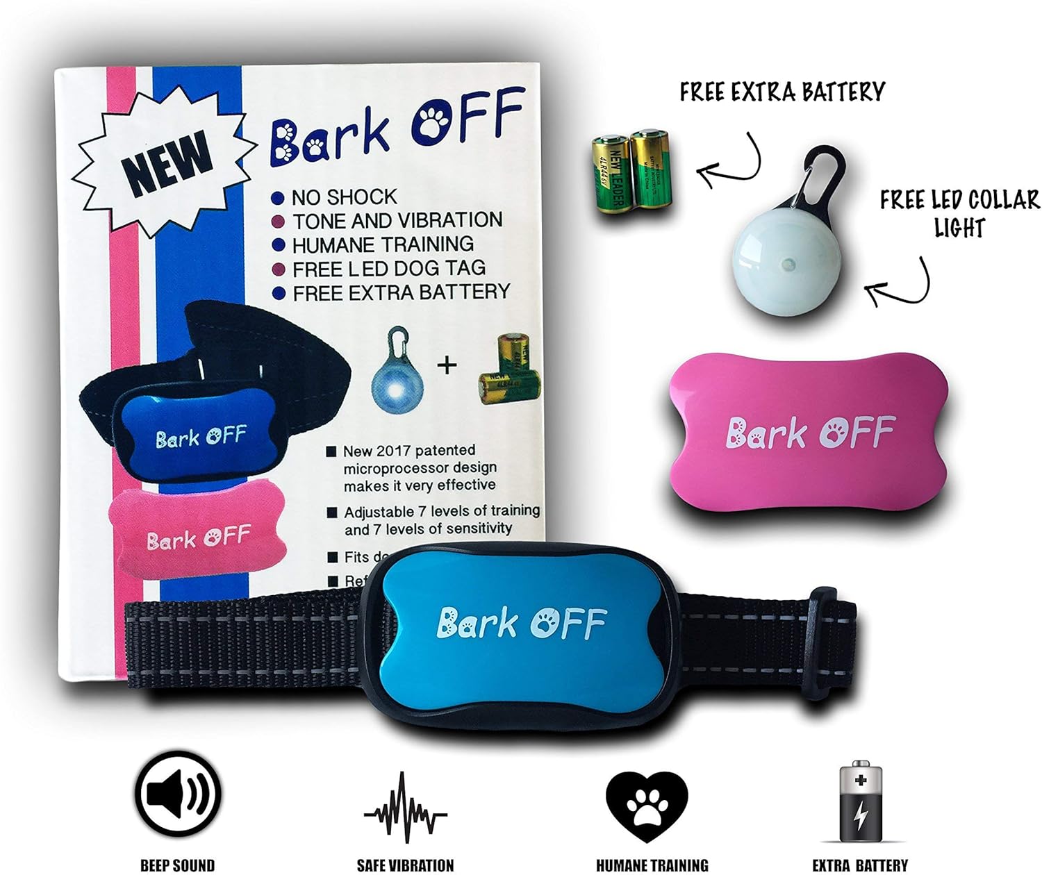 Bark Off, Bark Collar, Dog Bark Collar, No Bark Collar. Anti Bark Collar, Barking