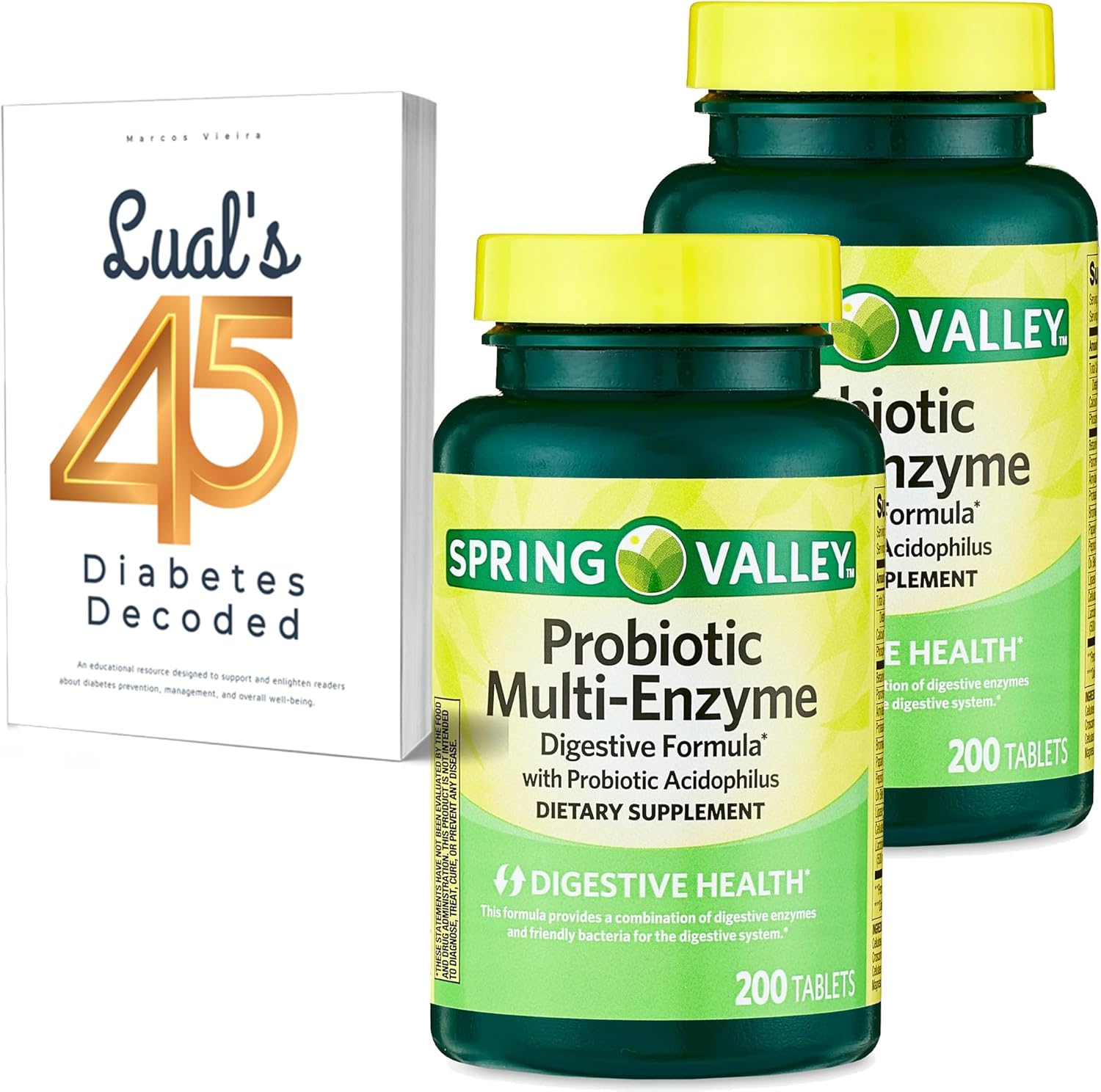 Lual's 45 Diabetes Decoded Bundle with Spring Valley