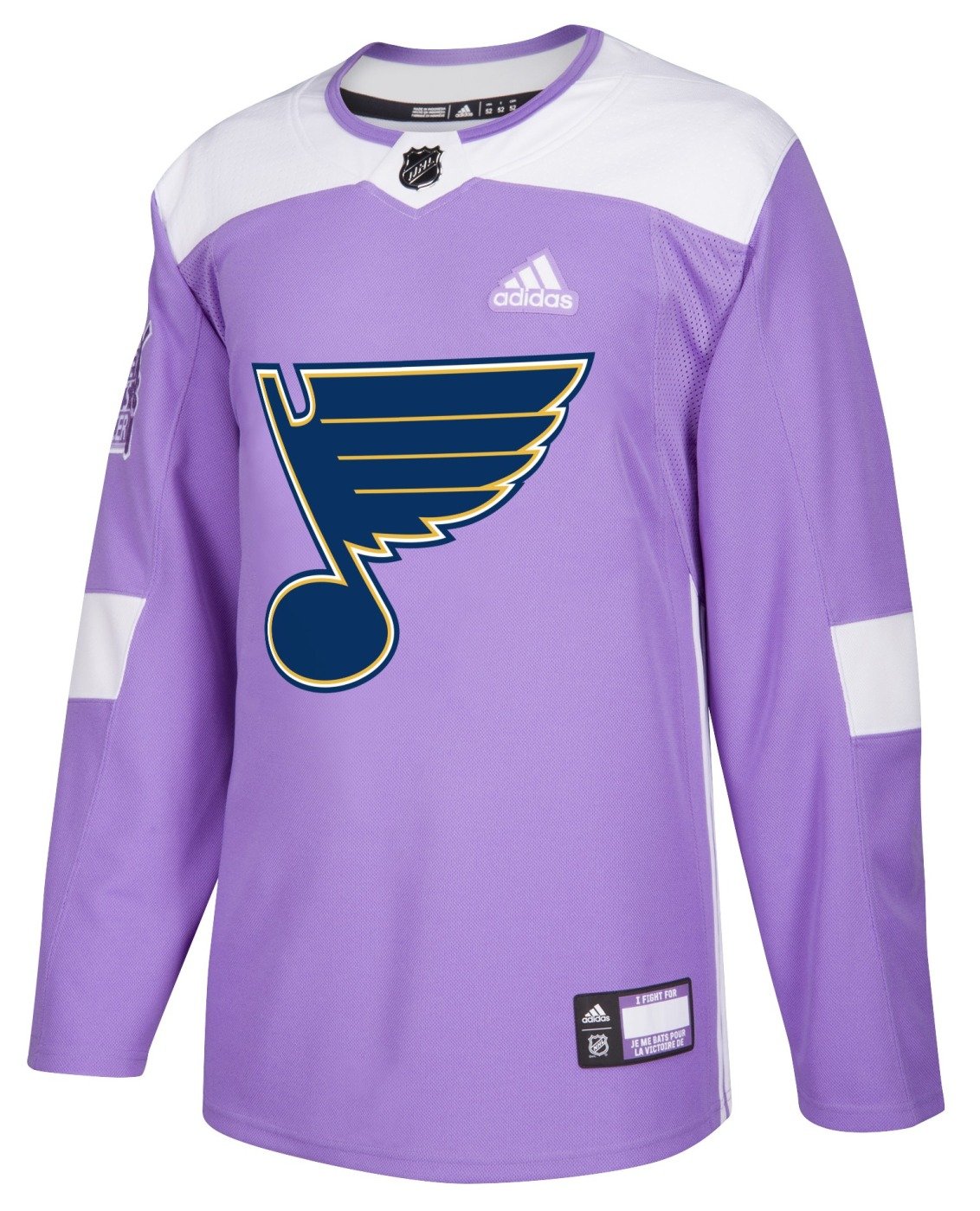 st louis blues cancer jersey