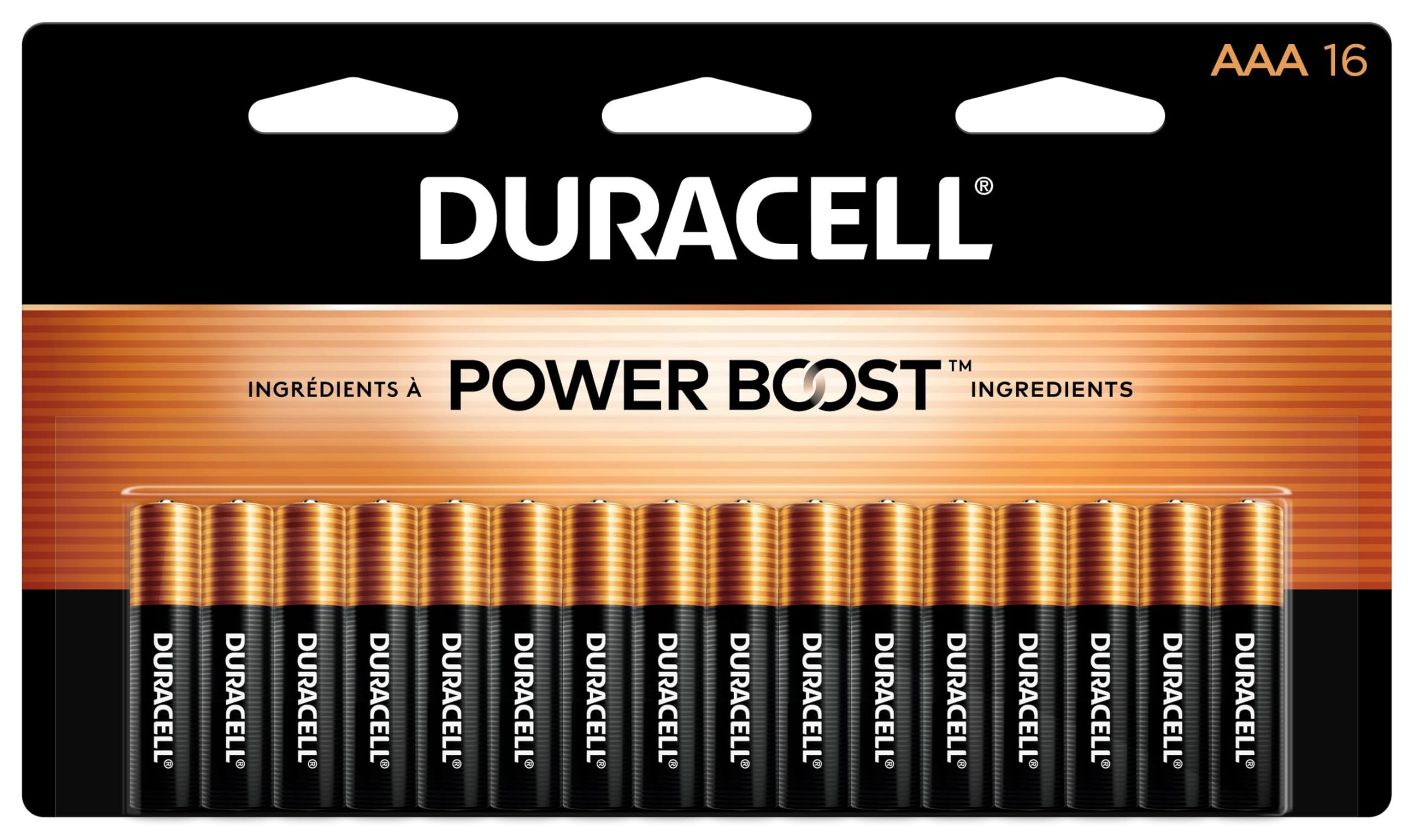 Duracell Coppertop AAA Batteries with Power Boost Ingredients, Pack of 20 | Dependable Power for Household Devices - main product image