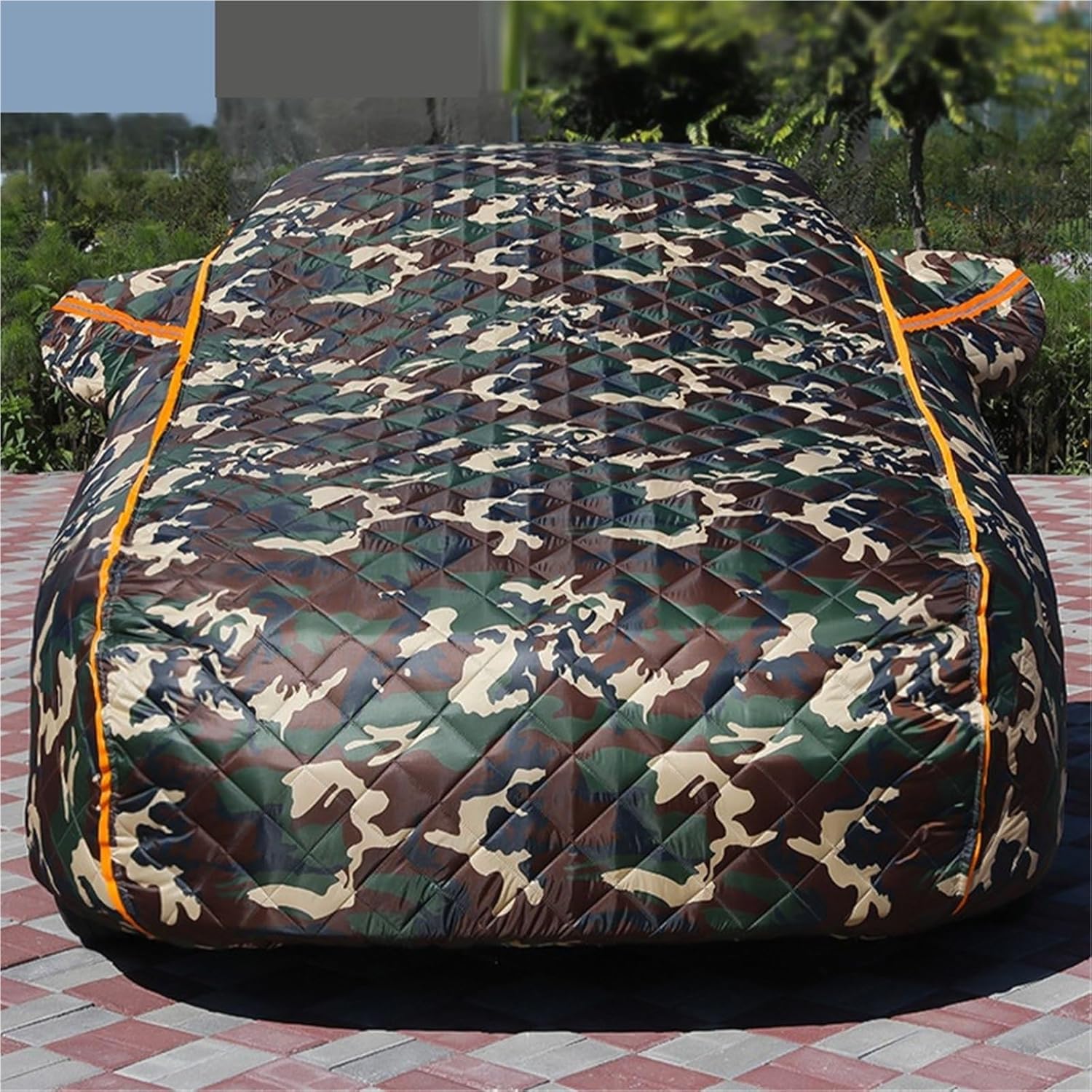 Anti Hail Car Cover Waterproof Covers Accessories for Vehicles Exterior Auto Full Protector Windshield Body Awning Rain for SUV(Camouflage Color,L)