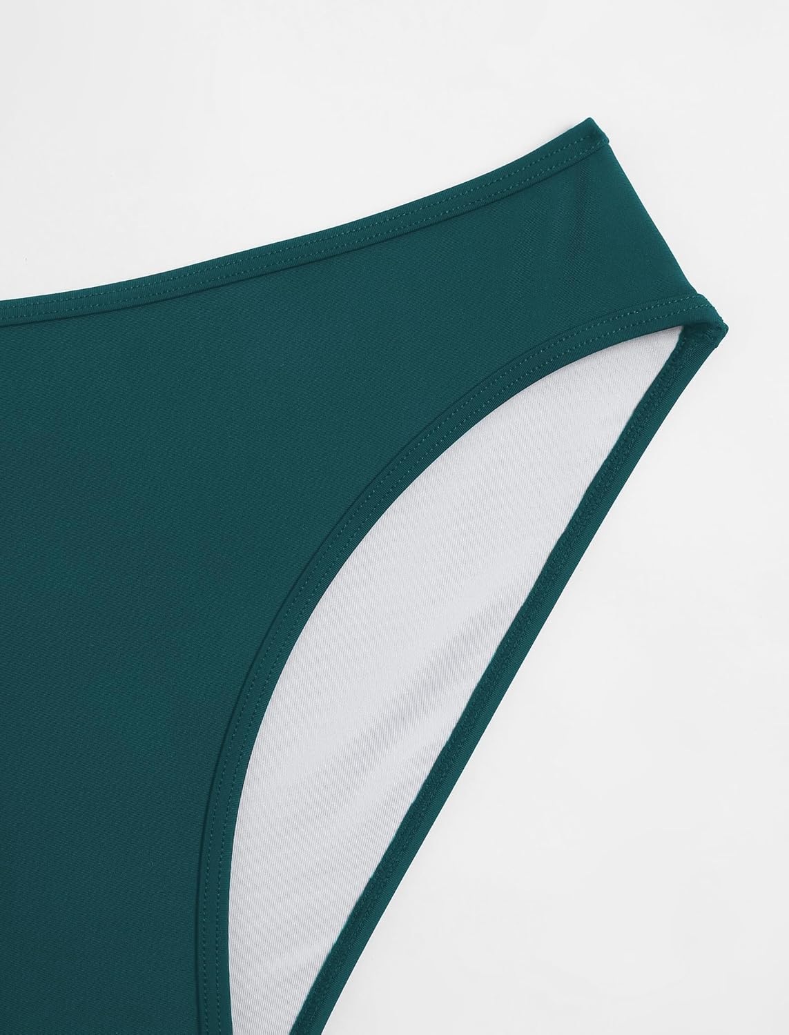 ZAFUL Tankini Swimsuits for Women V Neck Dual Straps Cropped Bikini Swimsuit High Cut 2 Pieces Bathing Suit - Image 7