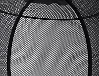 Vista 7 de Libeder Organizador de bolsas de almacenamiento de malla para colgar y ahorrar espacio, organizador de almacenamiento plegable con 3 compartimentos