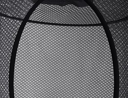 Miniatura 7 de Libeder 2 bolsas plegables de malla para colgar para guardar espacio, almacenamiento de animales de peluche, 3 compartimentos, bolsa colgante de