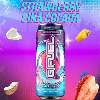 Amazon.com : G Fuel Energy Drink, Strawberry Pina Colada, Sugar