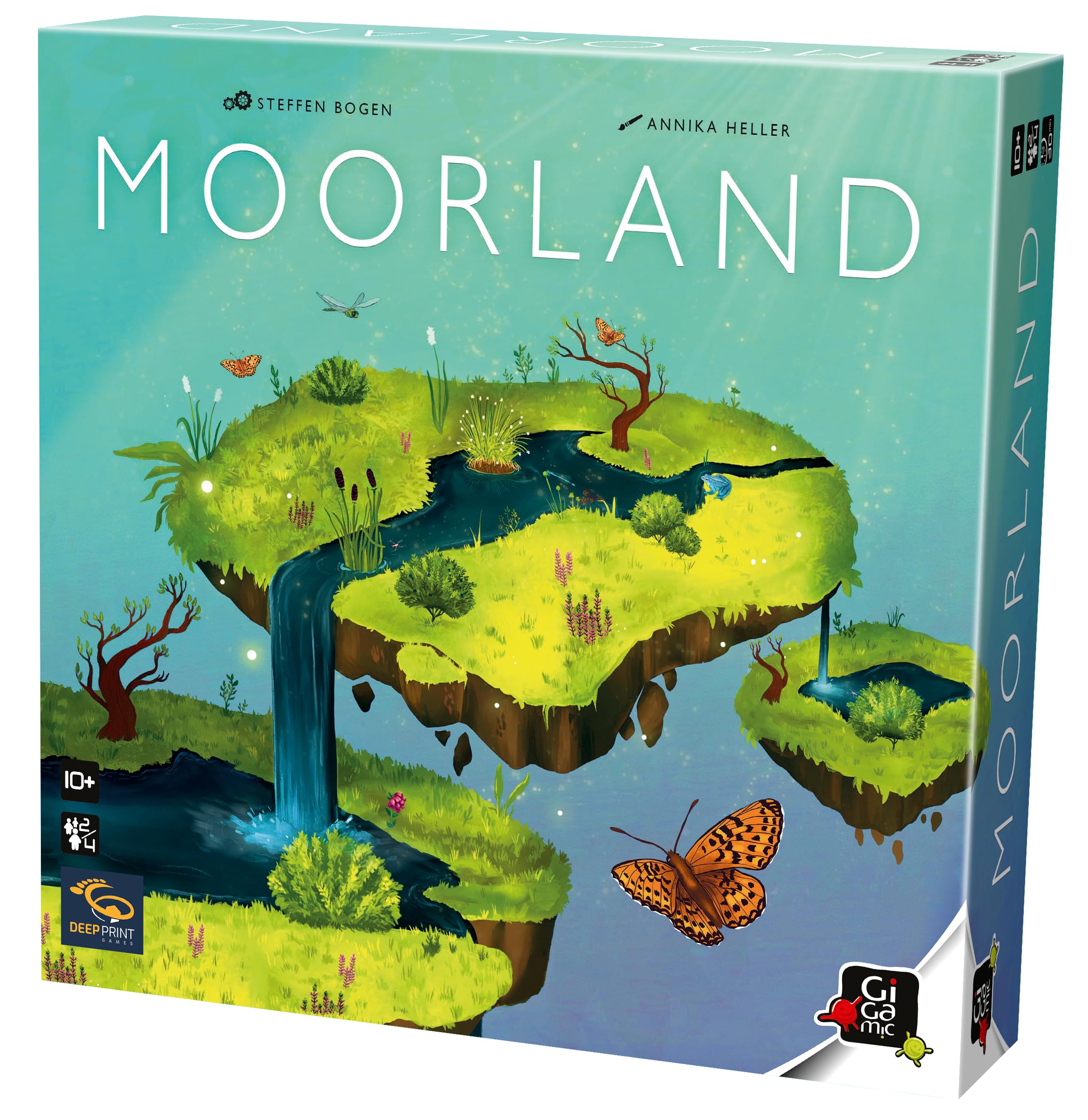 Gigamic - Moorland - A Resource Management Game - from 2 to 4 Players - From 10 Years, Multicolored