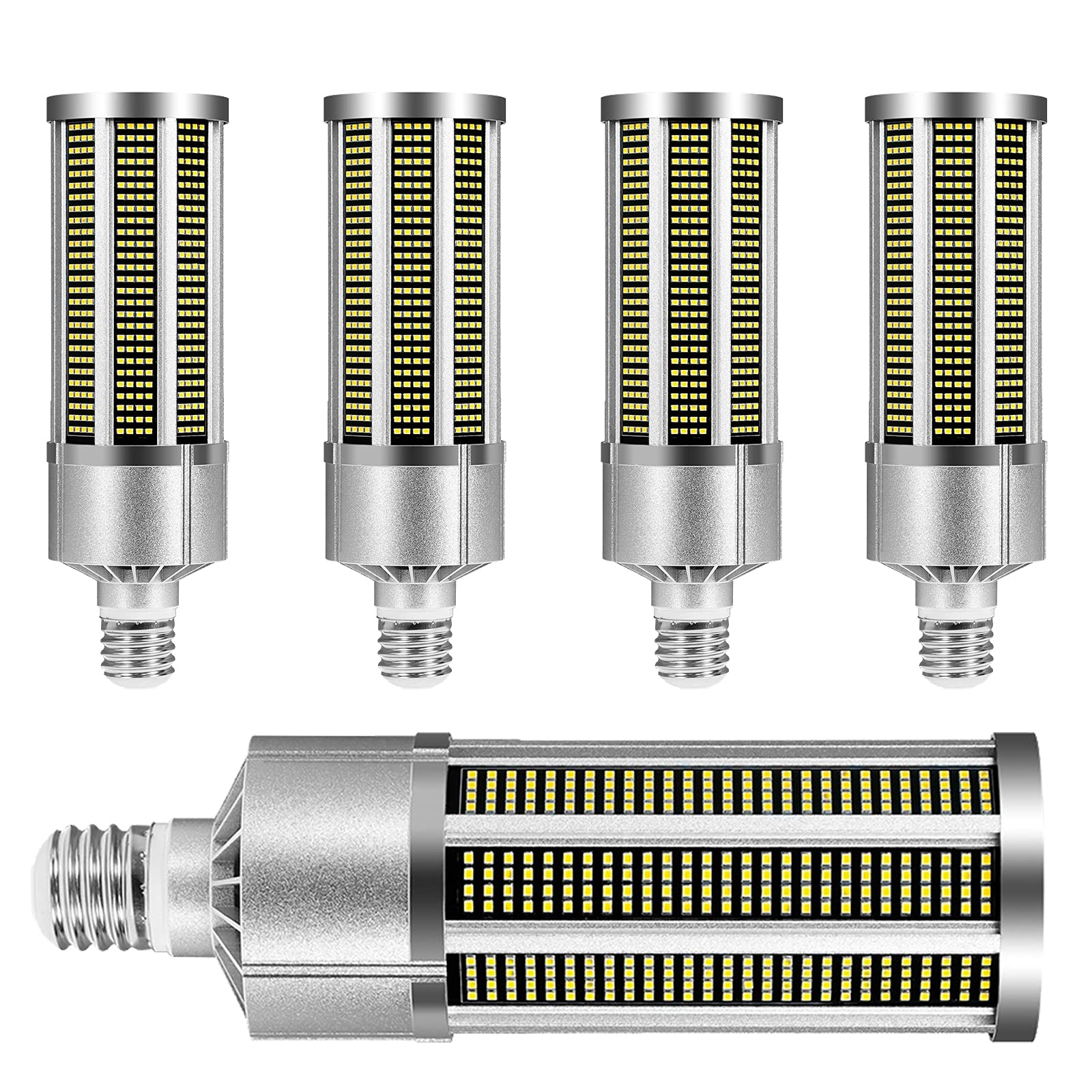Bombillas LED E27 equivalente a 20 W, lámpara halógena 150 200 W, bombillas LED maíz con tornillo Edison pequeño E27, 3000 K/6000 K, 2500 lúmenes, sin parpadeo, no regulables, 5 unidades