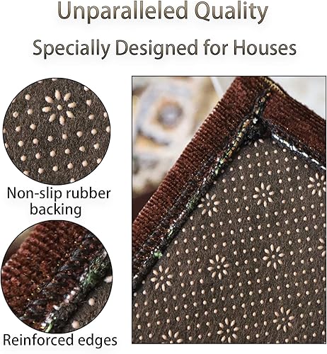 Miniatura 3 de JUNCUIK Tapete para interiores para puerta delantera, 24 x 36 pulgadas, súper absorbente, de bajo perfil, antideslizante, duradero, para entrada,