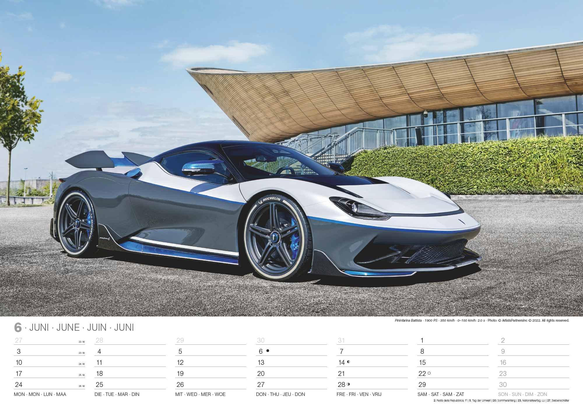 Sports Cars 2024 - Foto-Kalender - Wand-Kalender - 42x29,7 - Autos: Wandkalender A3