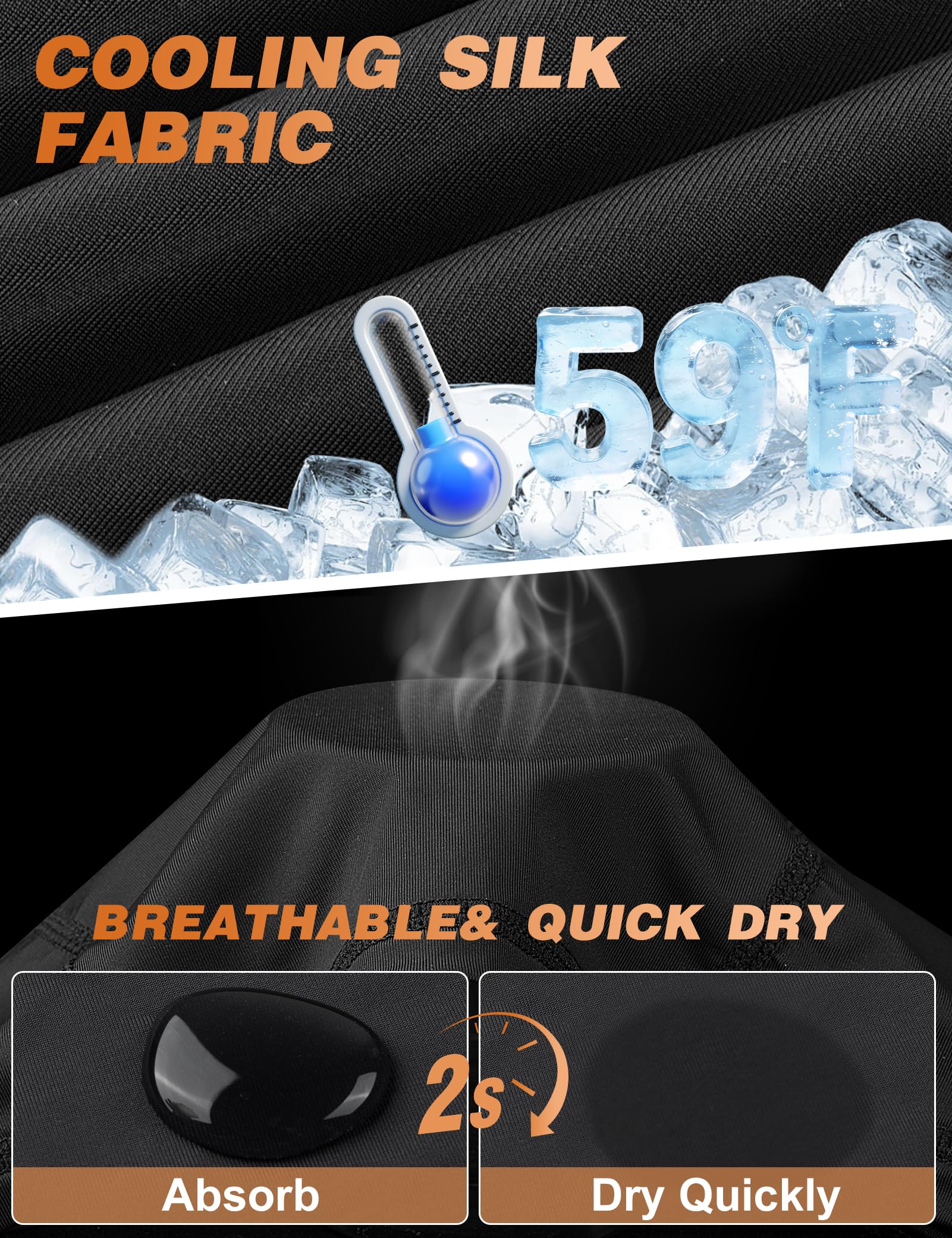 MELLIEX Pasamontañas para Hombre y Mujer, Multifuncional Balaclava Verano Seda de Hielo Máscara de Ciclismo para Ciclismo, Moto