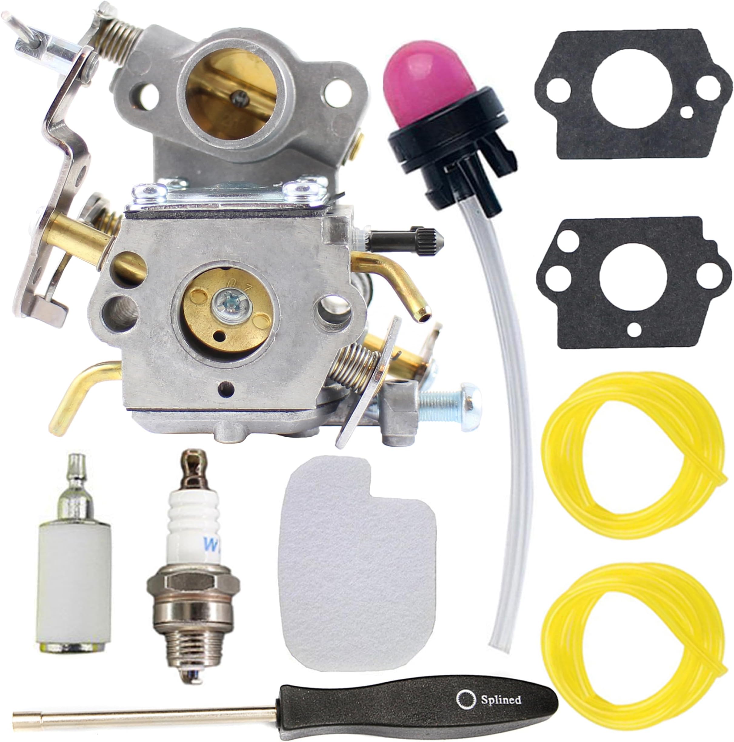 Pro Chaser PP4218A Carburetor for Poulan Pro P3314 PR4218 PP4218AVX PP4018 PP3516AVX P3416 PP3816 18โโ 35cc 42cc Chainsaw Craftsman 358.350990 358.341900 358.350830 358350830 (Ruixing OEM Part)