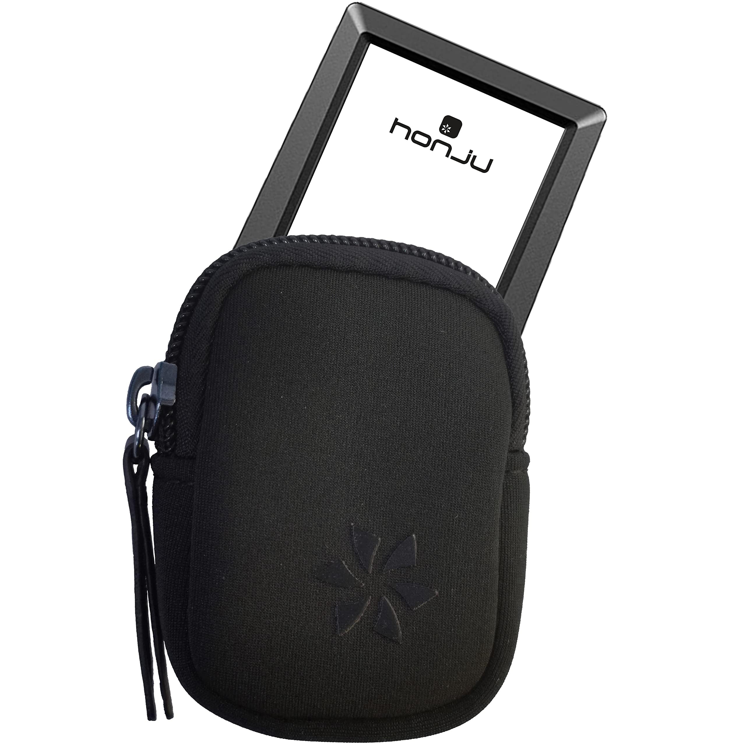 honju Bike Neoprentasche für Bosch Kiox 300 & Kiox Display-Tasche, Schwarz | E-Bike Schutzhülle mit Mikrofaser-Futter & Stoßlippe - Ideal für Rucksack & Tasche