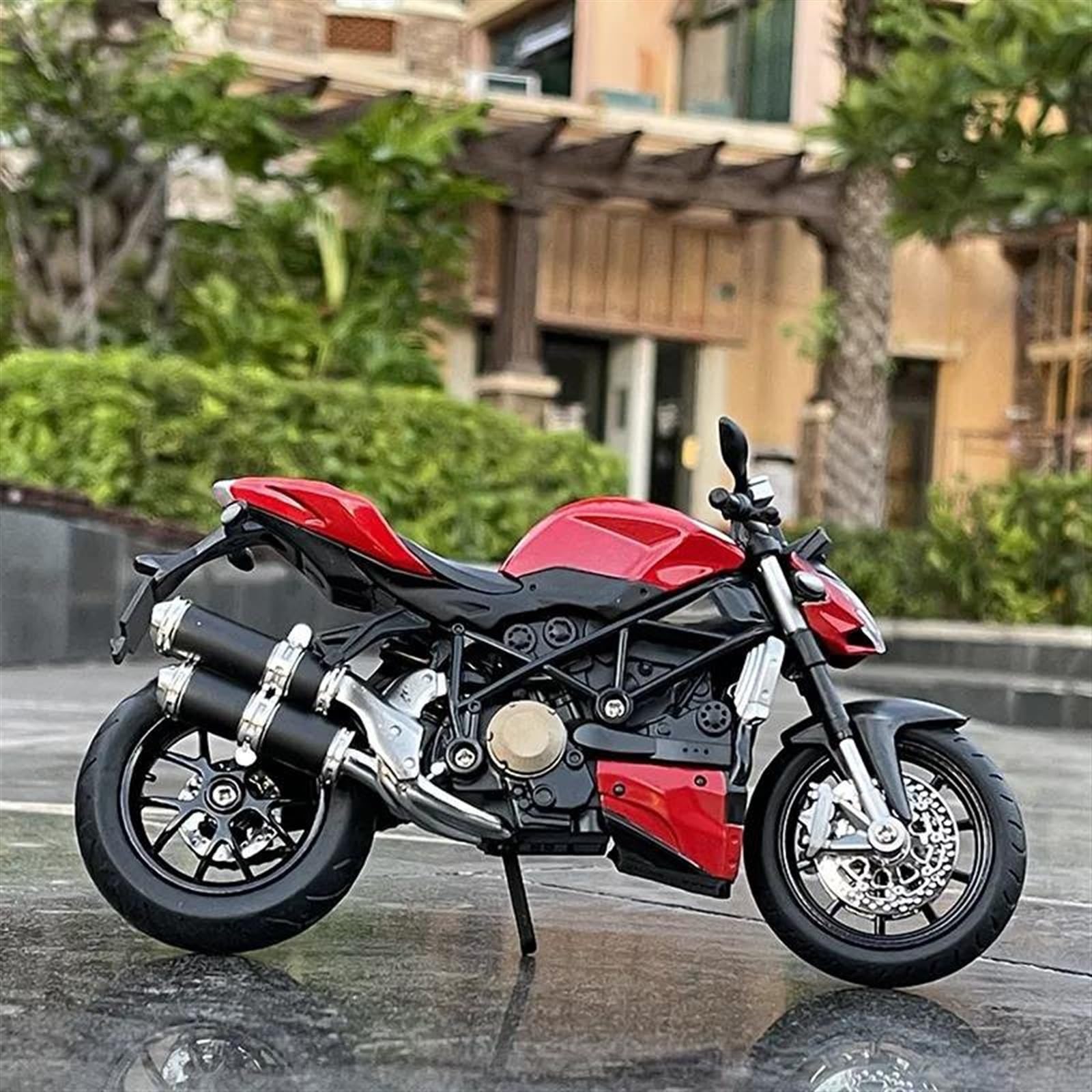 SEYXF Motorbike Toy 1:12 for Ducati Streetfighter V4 Motorcycle Model Toy Collection(with Retail Box)
