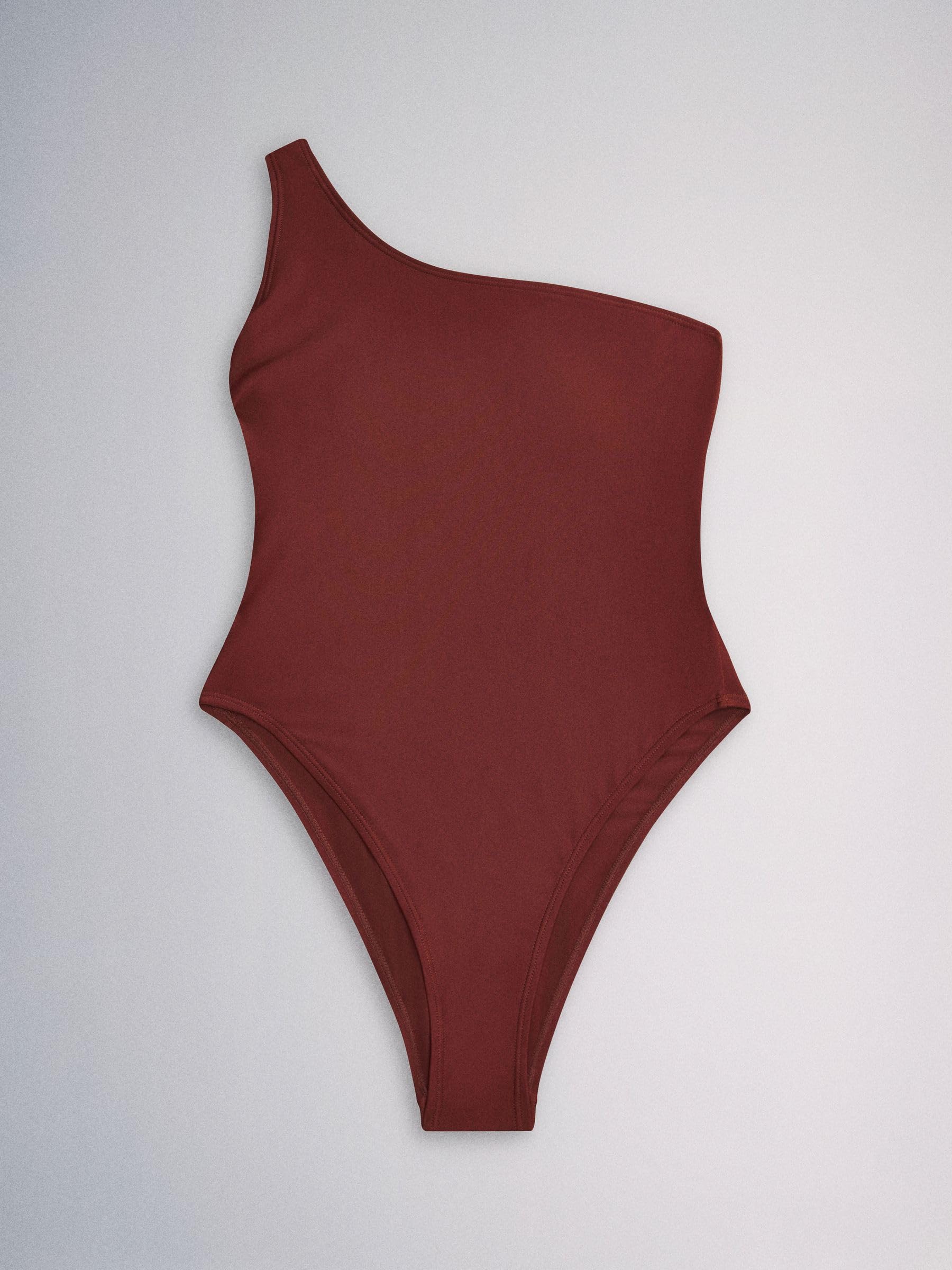 THE SET Donne Confezione da 3 Costumi da Bagno Monospalla | Adulto, Standard, Mid Rise, Pull On, Lavabile in lavatrice
