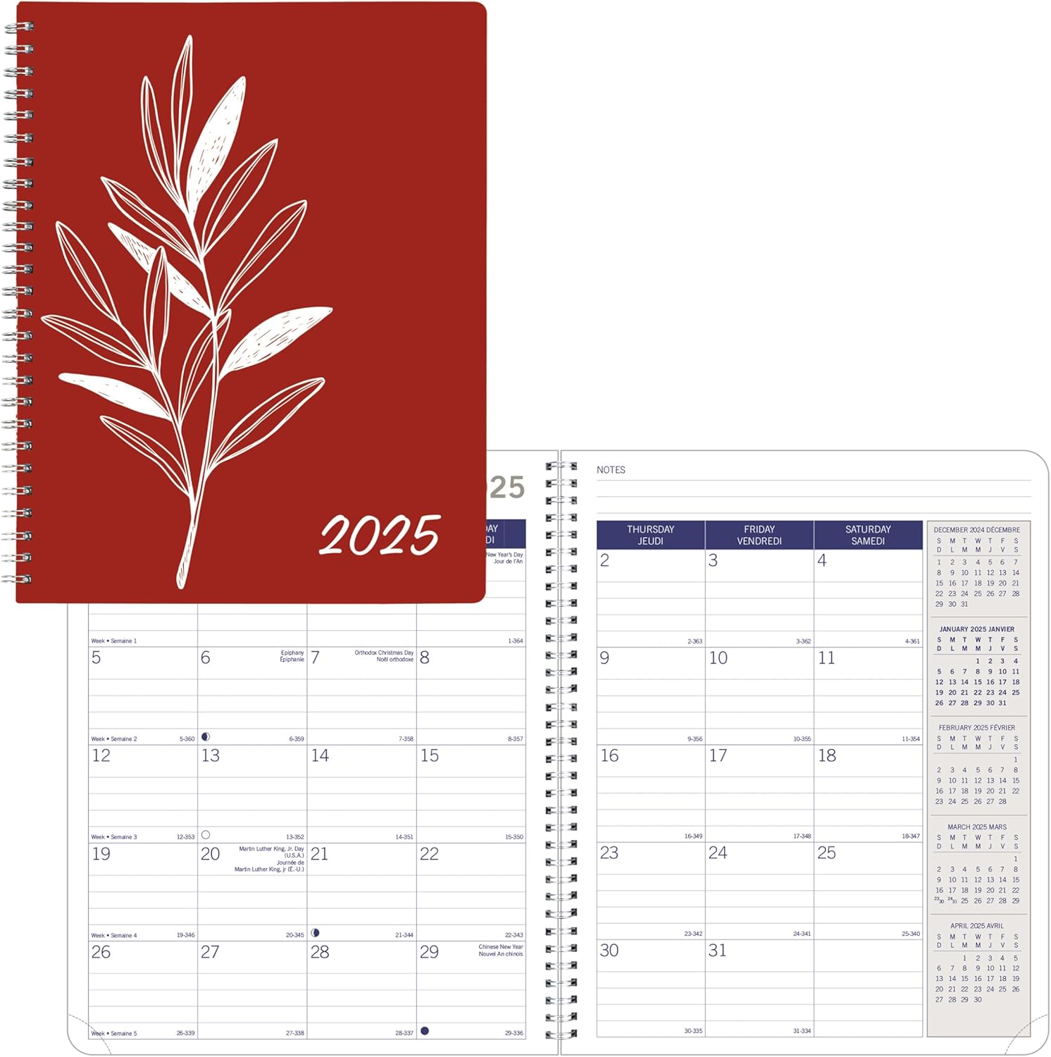 Blueline Academic Monthly Desk Pad Calendar - 13 Months July 2023 To July 2024, 22x17 Inches