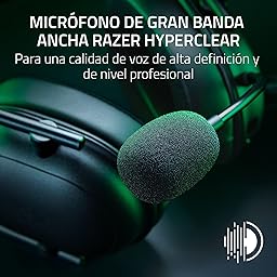 Razer BlackShark V2 HyperSpeed para PC - Auriculares para esports inalámbricos y ligeros (280 g, Micrófono HyperClear, Diafra