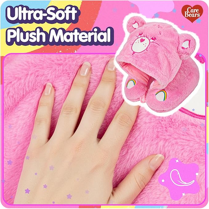 Almohada de viaje Memory Foam Suave Rosada Sobredimensionada miniatura 6