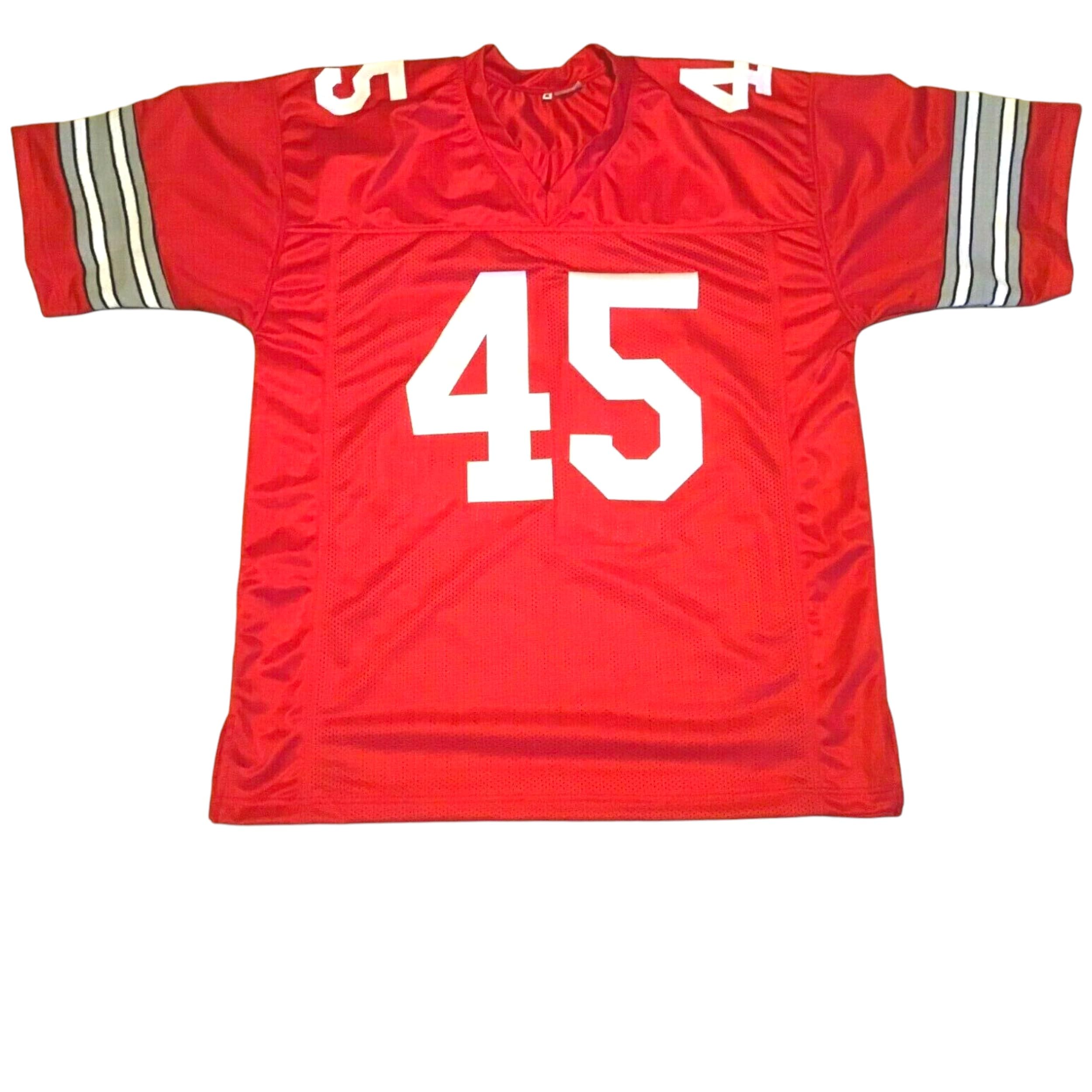 Generic Archie Griffin Red Jersey Stitched Custom Football New No Brand/Logos (US, Alpha, X-Large, Regular, Regular, Red)