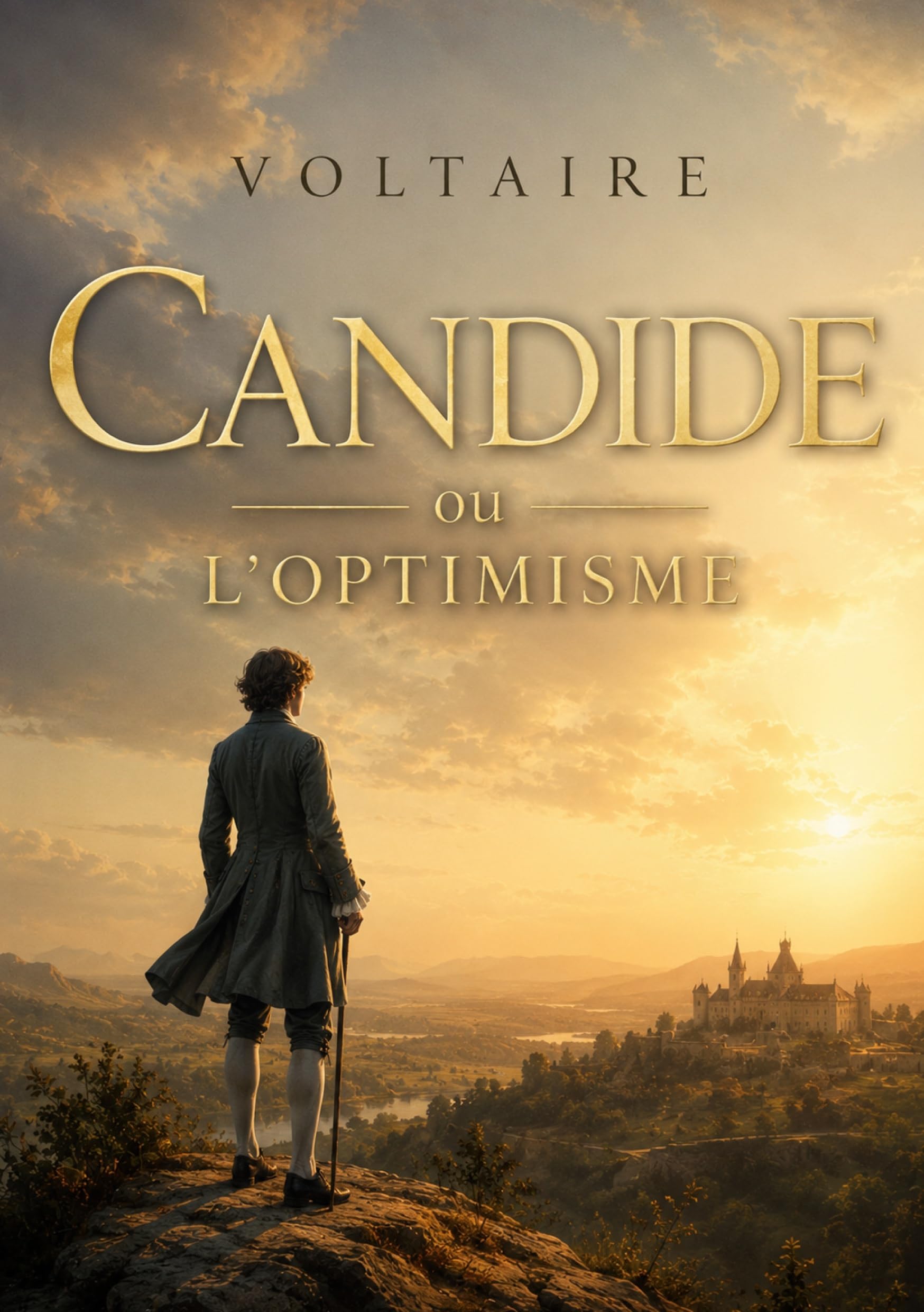 Candide ou LOptimisme: Les aventures satiriques de Candide, un jeune homme naïf confronté aux absurdités du monde, sous la plume ironique de Voltaire