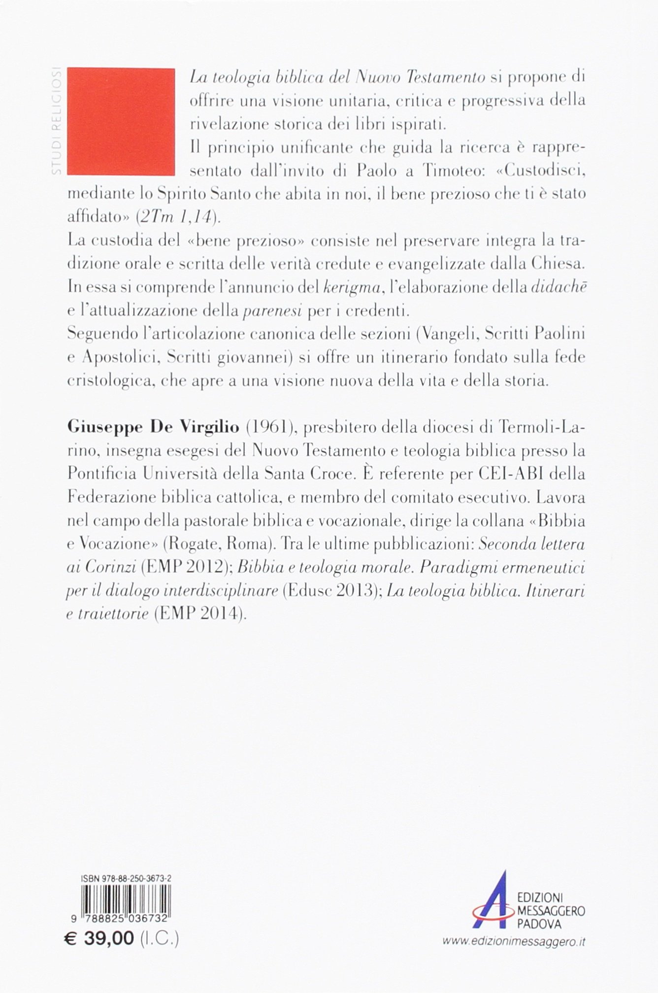 Teologia biblica del Nuovo Testamento