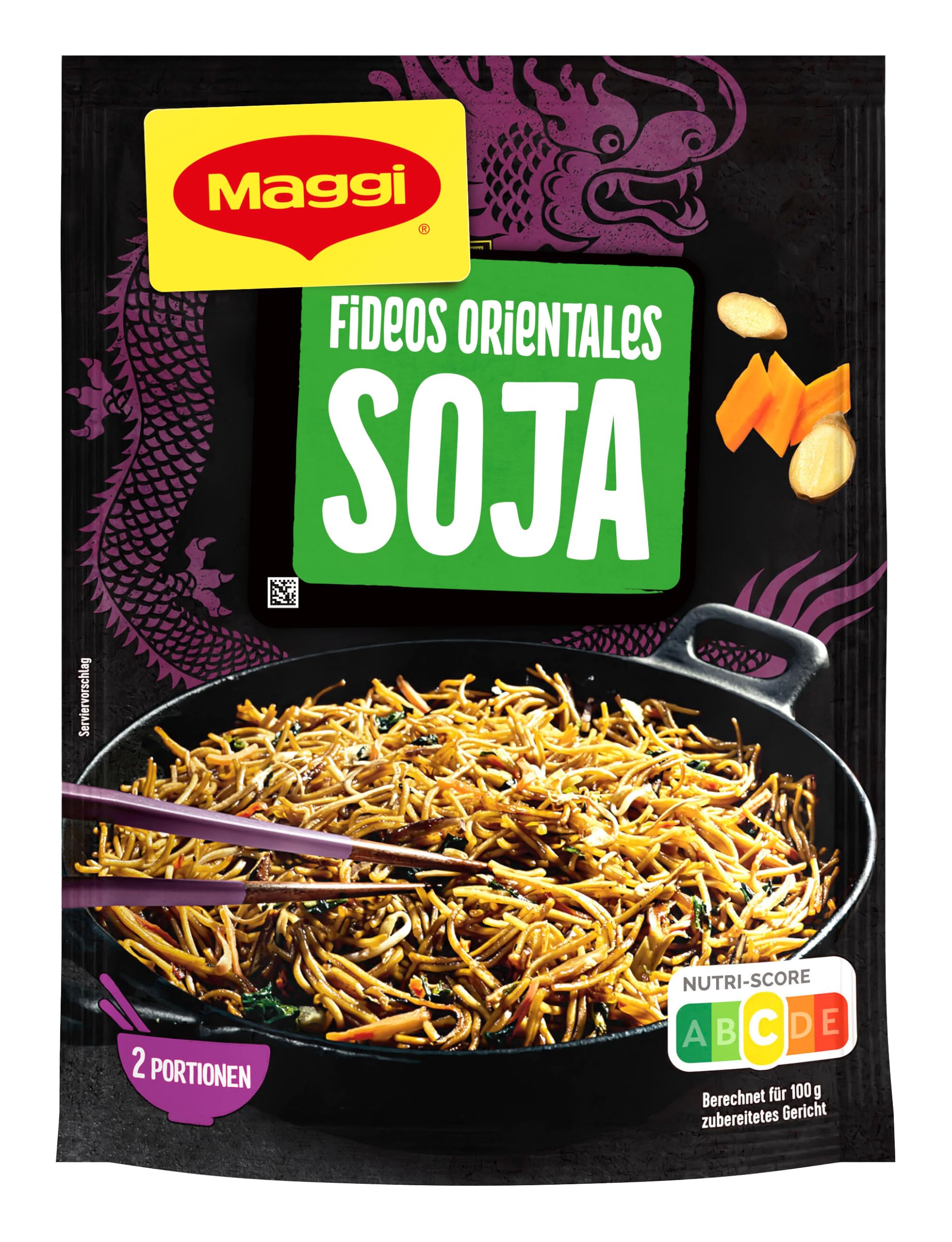 MAGGI Fusian Fried Noodles fideos Soja 11 x 126 g