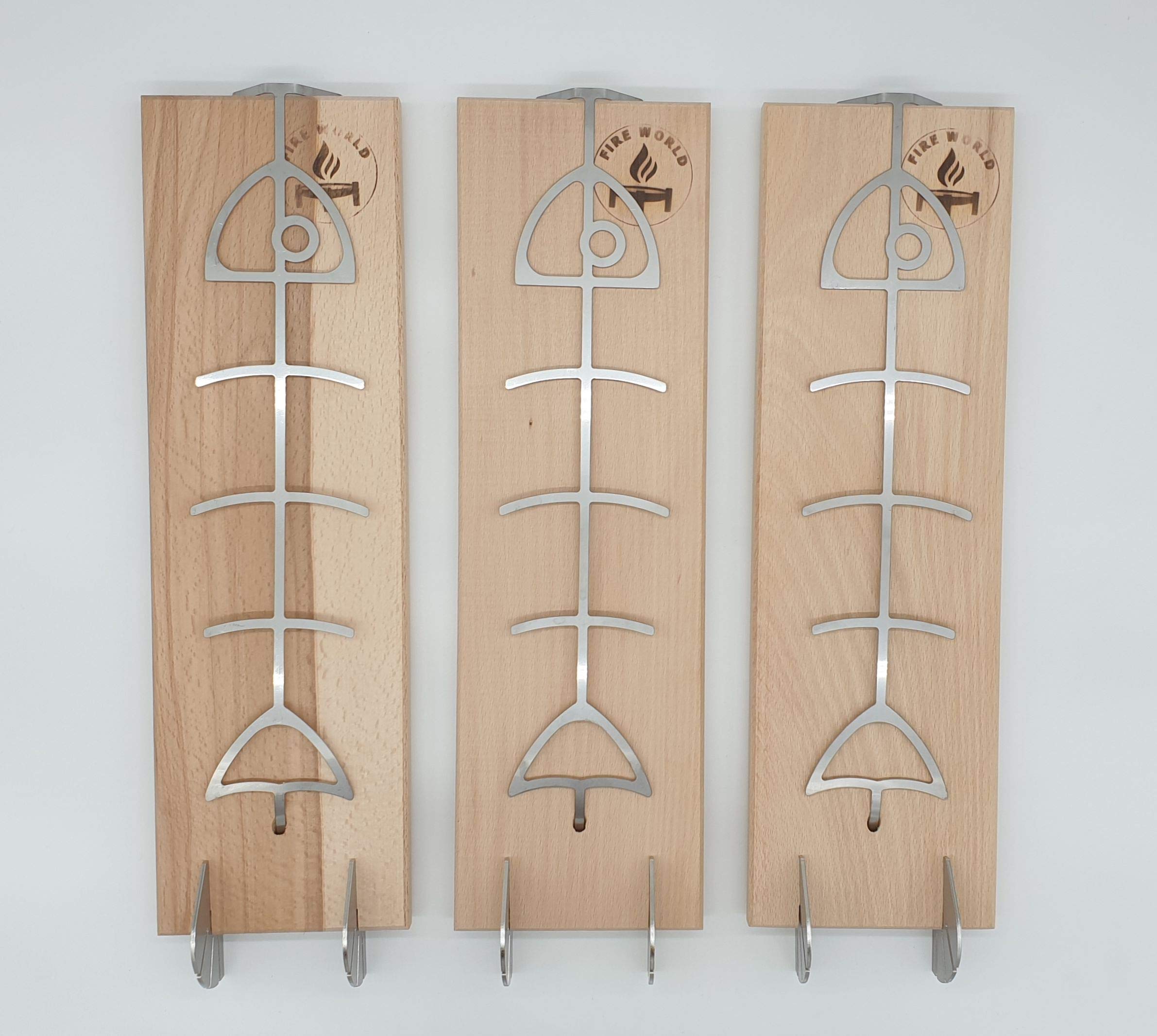 Tablas Ahumar Tablas De Ahumar AufuN - 2 Piezas De Cedro Para Salmón Hasta  2.5 Kg Parrilla Pescado Madera, image size:2382x2132