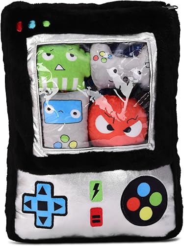 Miniatura 7 de iscream Almohada de chenilla con forma de controlador de videojuegos de felpa 3D de 12.5" x 8"