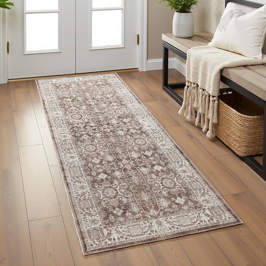 Amazon.com: jinchan Vintage Runner Rug 2x6 Hallway Washable