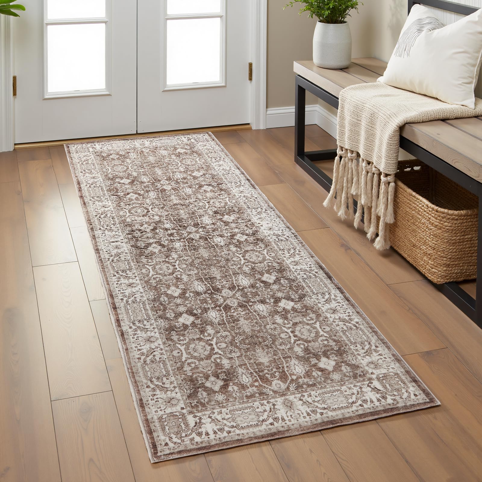 Amazon.com: jinchan Vintage Runner Rug 2x6 Hallway Washable