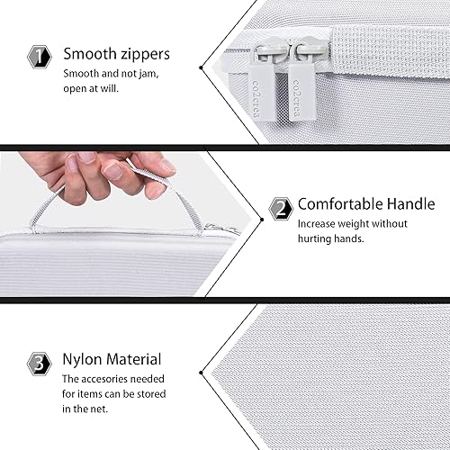 Miniatura 5 de co2CREA Funda rígida compatible con Pure Enrichment PureZone Mini purificador de aire portátil (funda blanca)