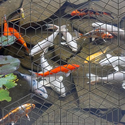 Miniatura 2 de Protectores de estanque, paquete de 10 unidades, red protectora de estanque, protector de peces, garza flotante con 30 conectores