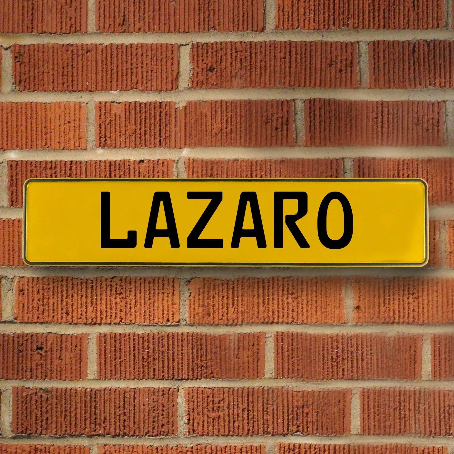 おーじろーページ Vintage Parts 686722 Yellow Stamped Aluminum Street Sign Mancave