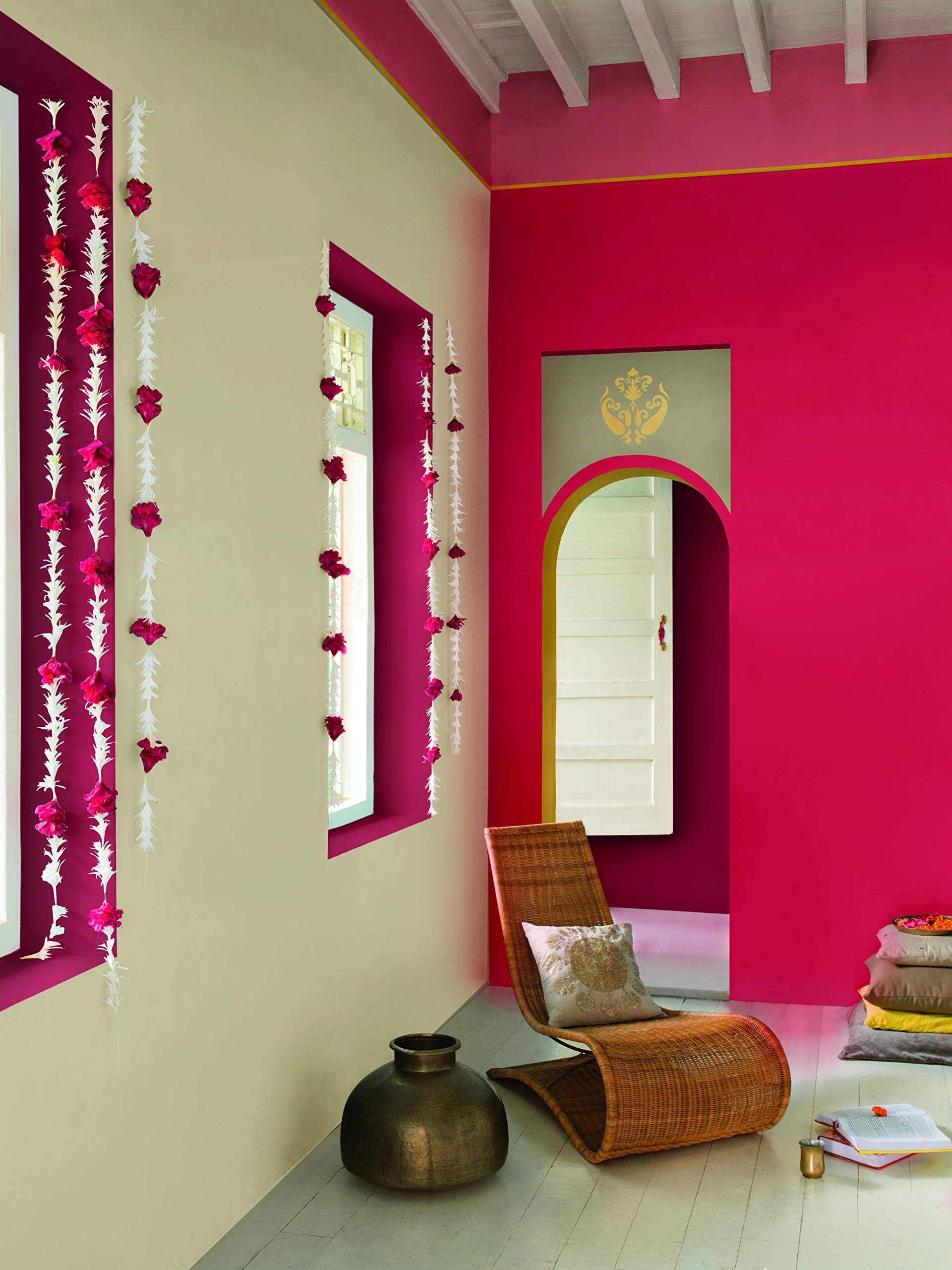 Bruguer Colores del Mundo Pintura para paredes monocapa India Magenta Sari 2,5 L