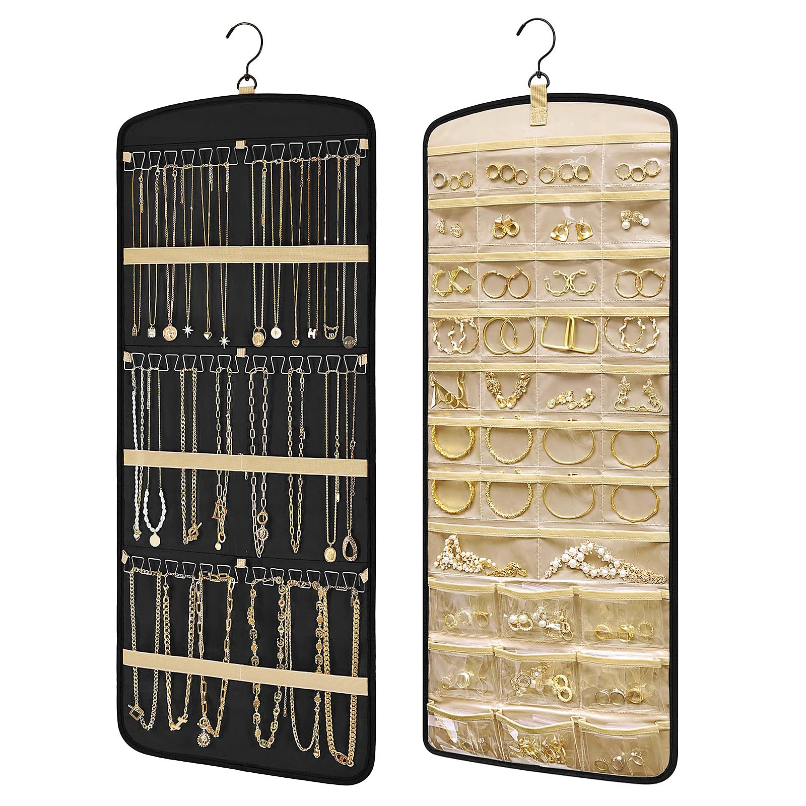 Holz Ringhalter Schmuck Organizer - Aufbewahrung Für Ringe & Ketten