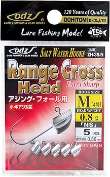 アジング　ジグヘッド　レンジクロスヘッド 土肥富 レンジクロスヘッドインプレ｜刺さりが最強のアジングの