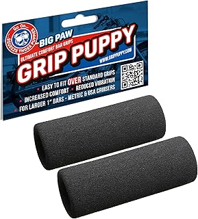Grip Puppy Big PAW! – Oversized Comfort Grip for Harley, Indian, and Other Heavy Cruisers