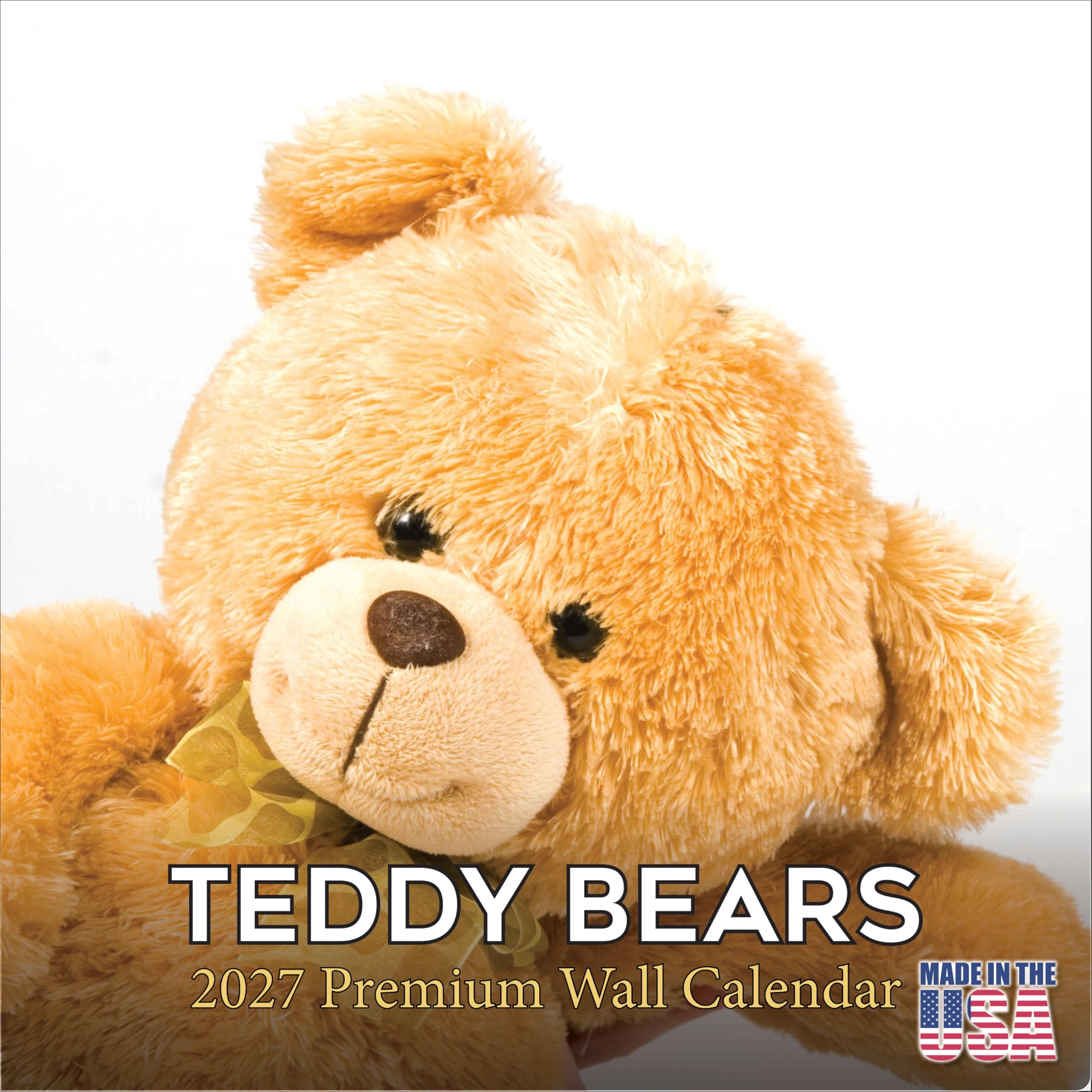 2024 2025 Teddy Bear Calendar - Teddy Bear Monthly Wall Calendar - 12 x 24 Open - Doll Calendar - Thick No-Bleed Paper - Giftable - Academic Teacher's Planner Calendar Organizing & Planning Calendar
