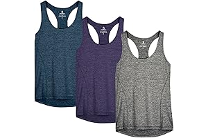 Elevate Your Workouts with Our Ultra-Comfortable Racerback Tank Trio