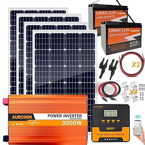1.92KWH Complete Solar Panel Kit for RV Off Grid Solar