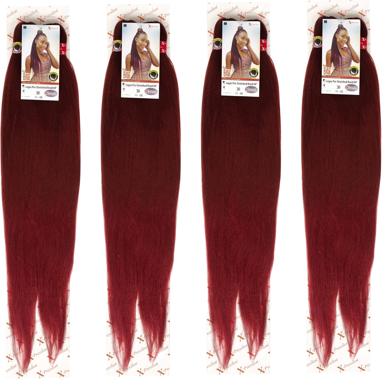 60 INCH XPRESSION LAGOS BRAID PREPULLED/PRESSTRETCHED Hair Extension