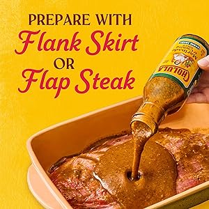 Cholula Marinade & Cooking Sauce, Carne Asada, For Carne Asada Tacos, Taco Salad, Steak Marinade and More, 12 fl oz